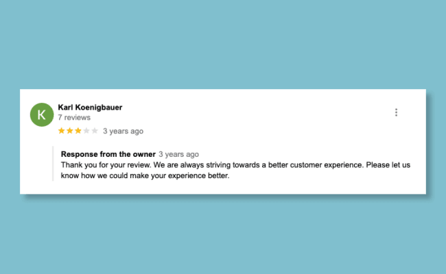 Feedback that'll help you deliver the best.